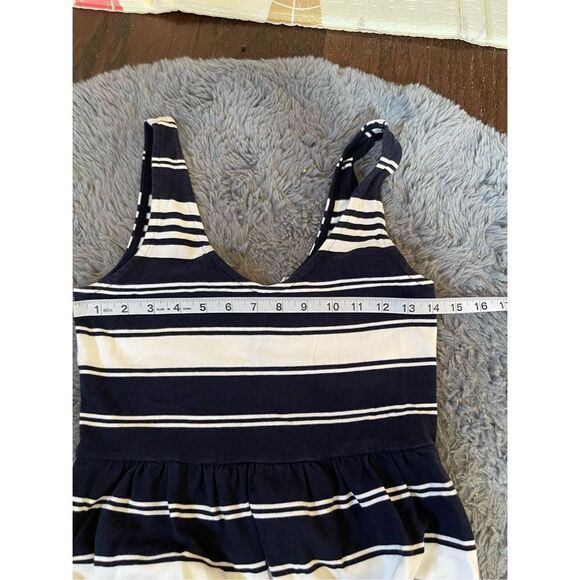 J crew nautical striped fit and flare mini dress size‎ xs - Picture 4 of 7